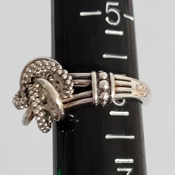 LAGOS Sterling Silver Love Knot Ring 6 - Picture 4 of 12